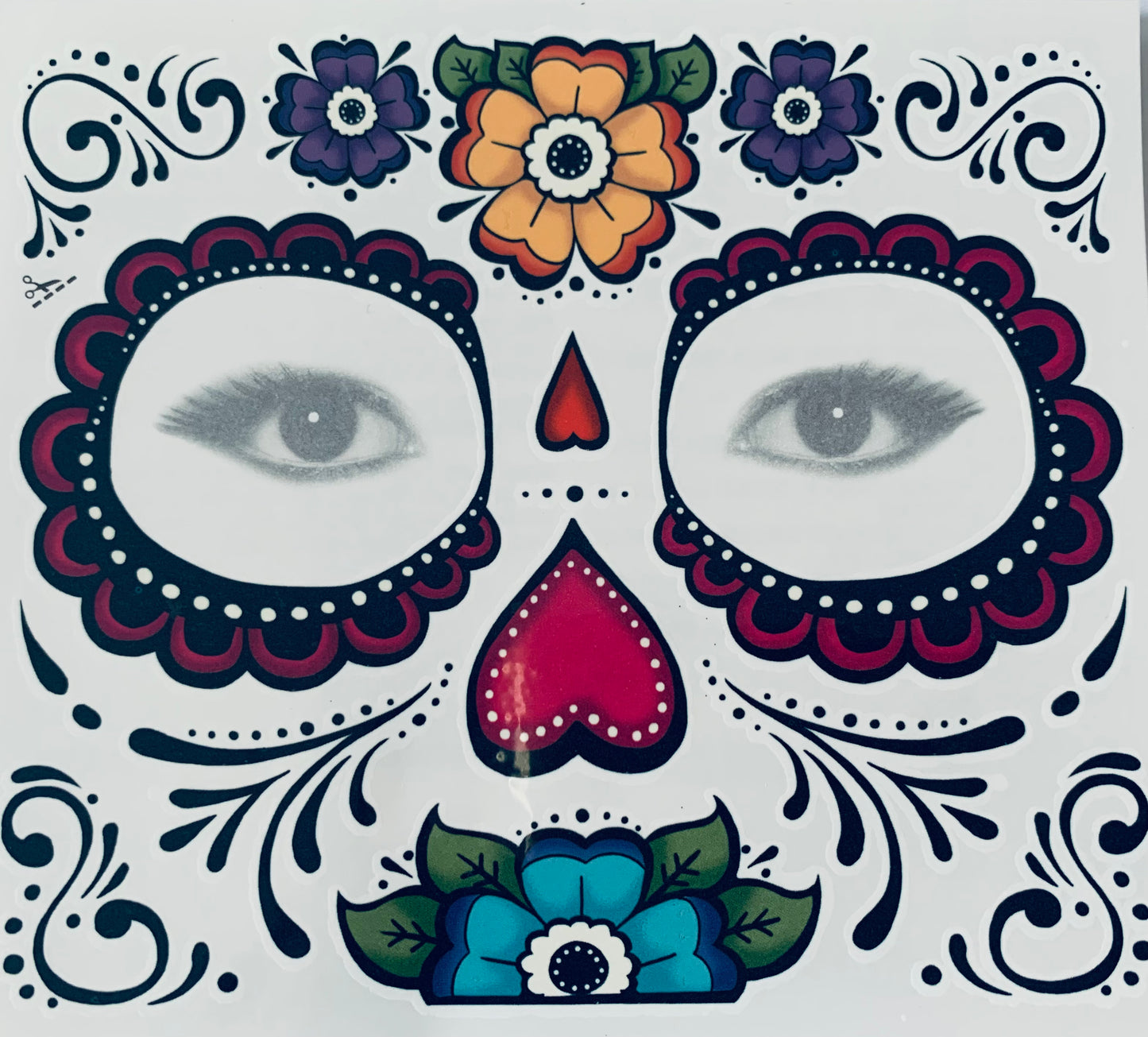 Day of the Dead Temporary Tattoos