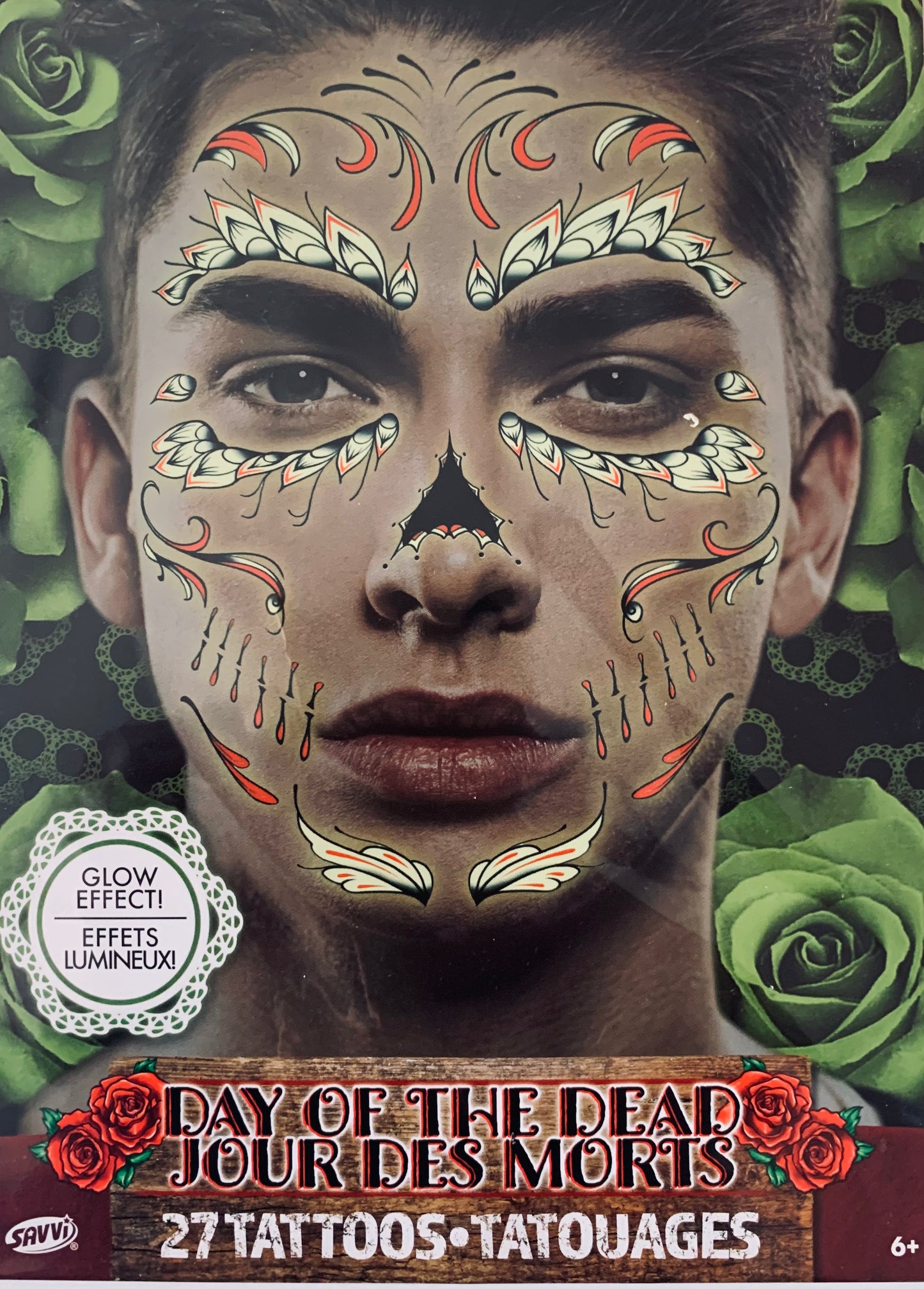 Day of the Dead Temporary Tattoos
