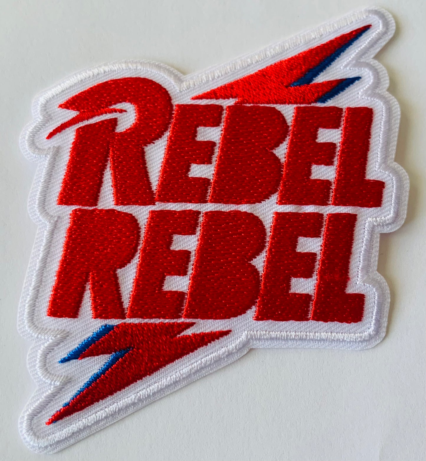 David Bowie Rebel Rebel Bolt Patch