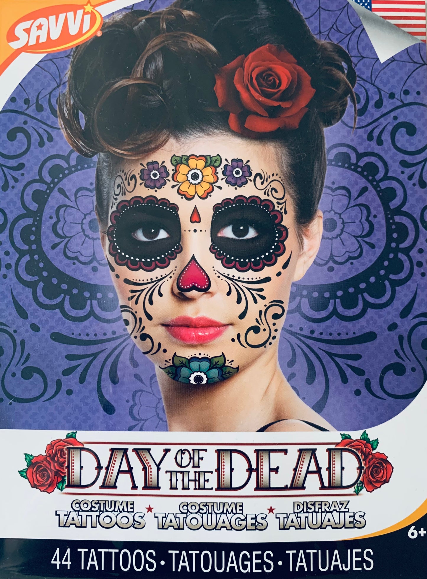 Day of the Dead Temporary Tattoos
