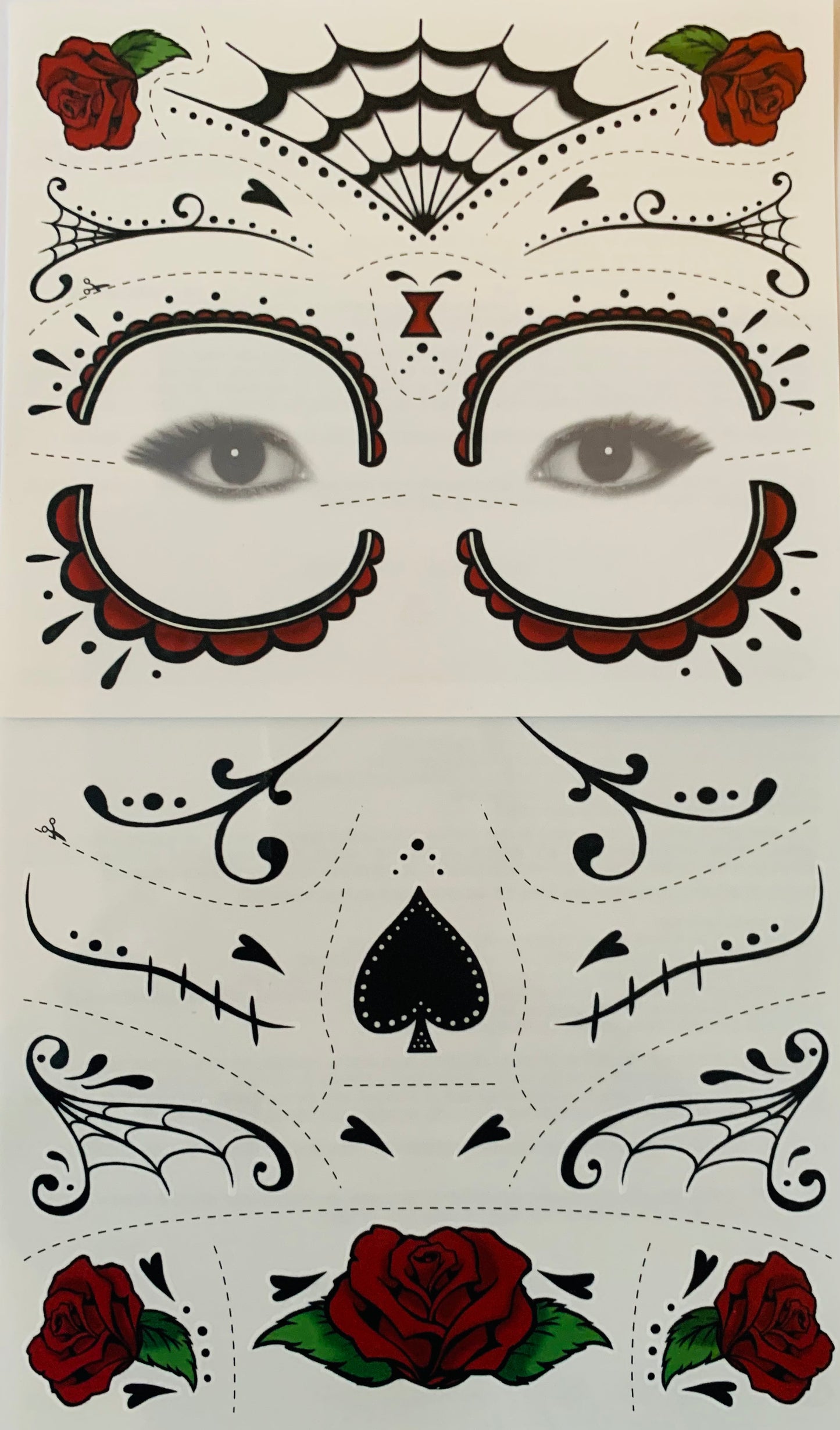 Day of the Dead Temporary Tattoos