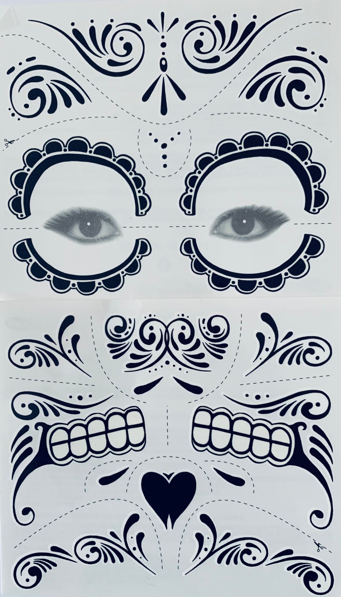 Day of the Dead Temporary Tattoos