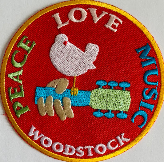 Woodstock  Peace Love Music Patch