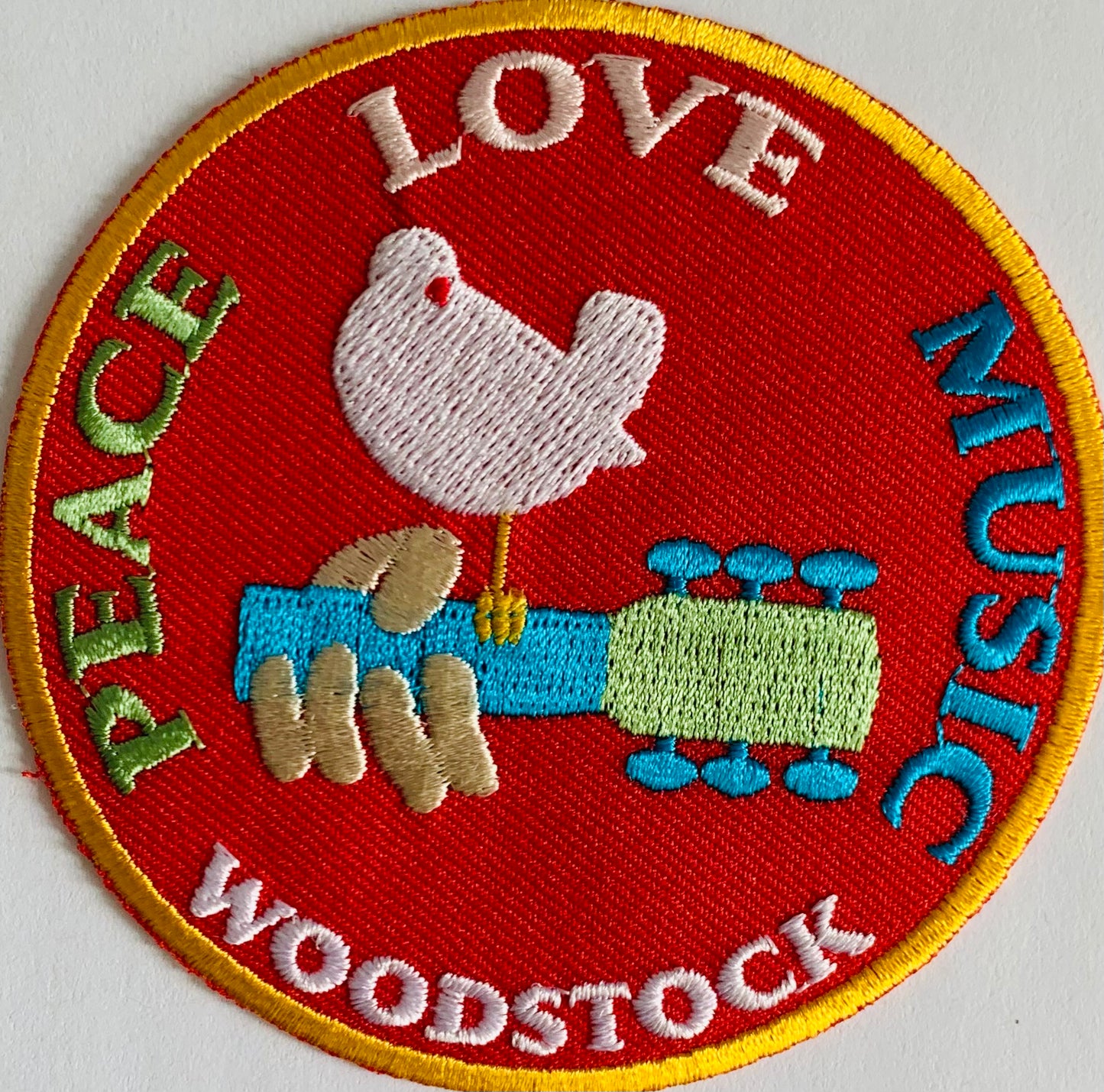 Woodstock  Peace Love Music Patch
