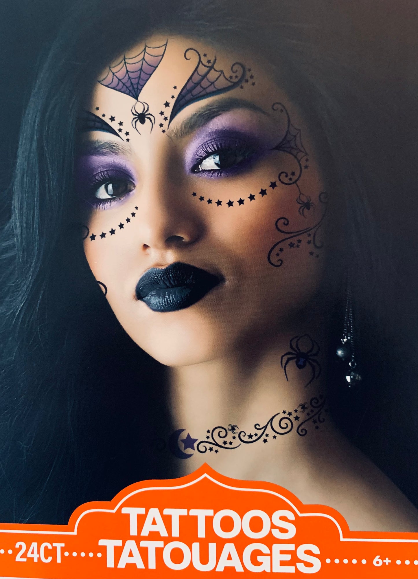 Gothic Girl Temporary Tattoos