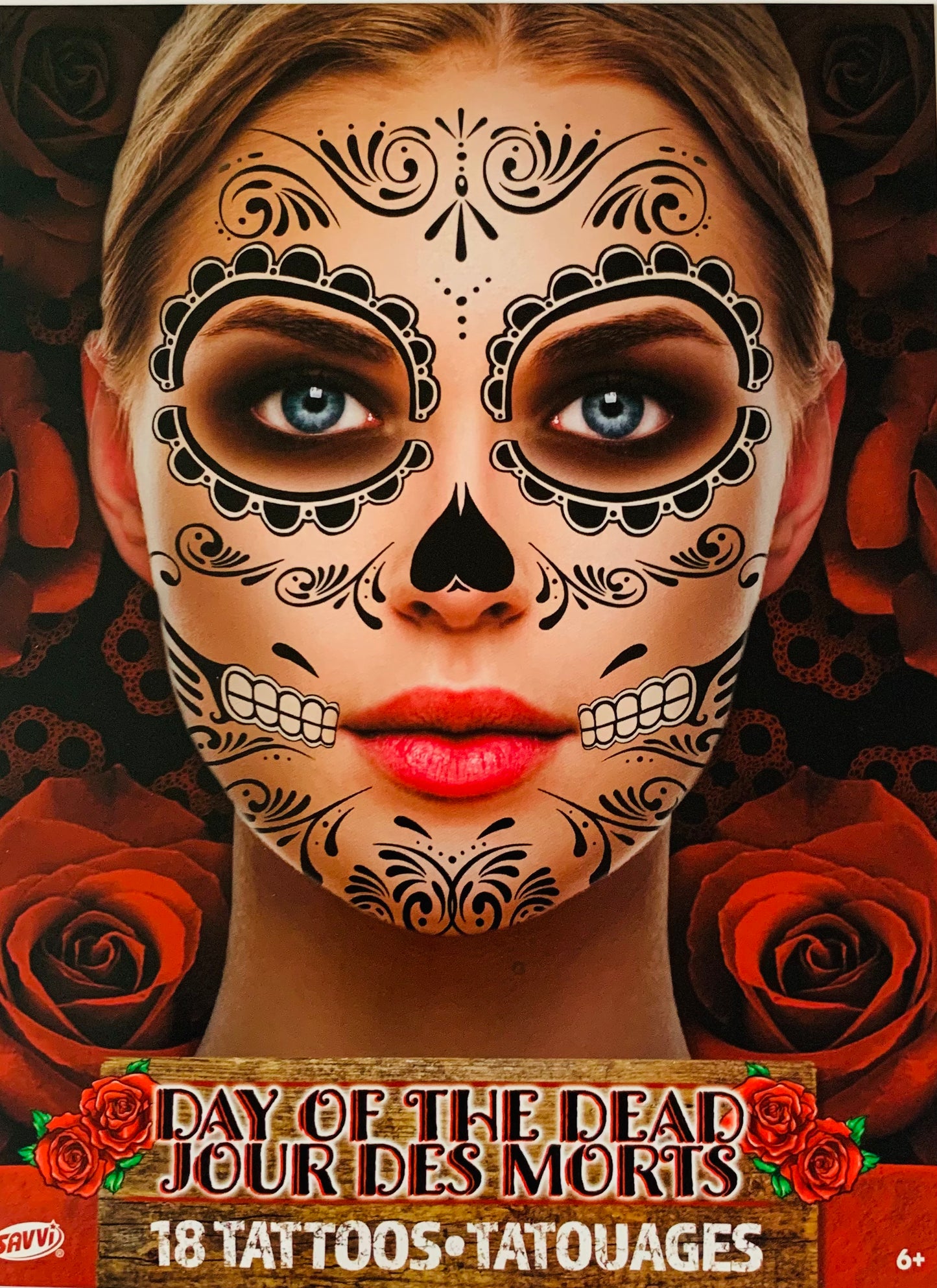 Day of the Dead Temporary Tattoos