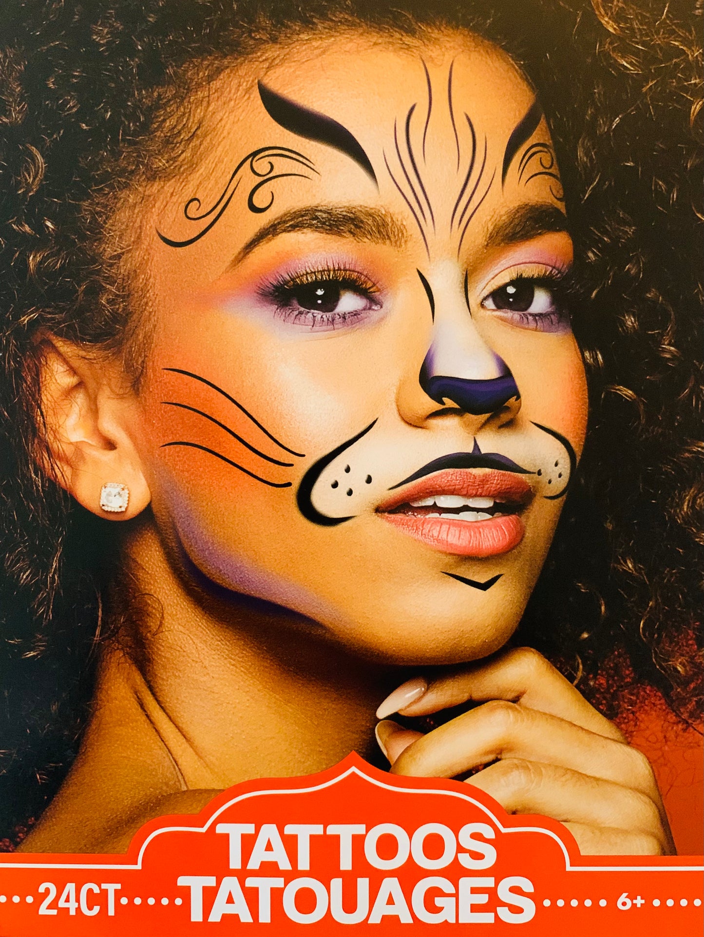 Cat Girl Temporary Tattoos