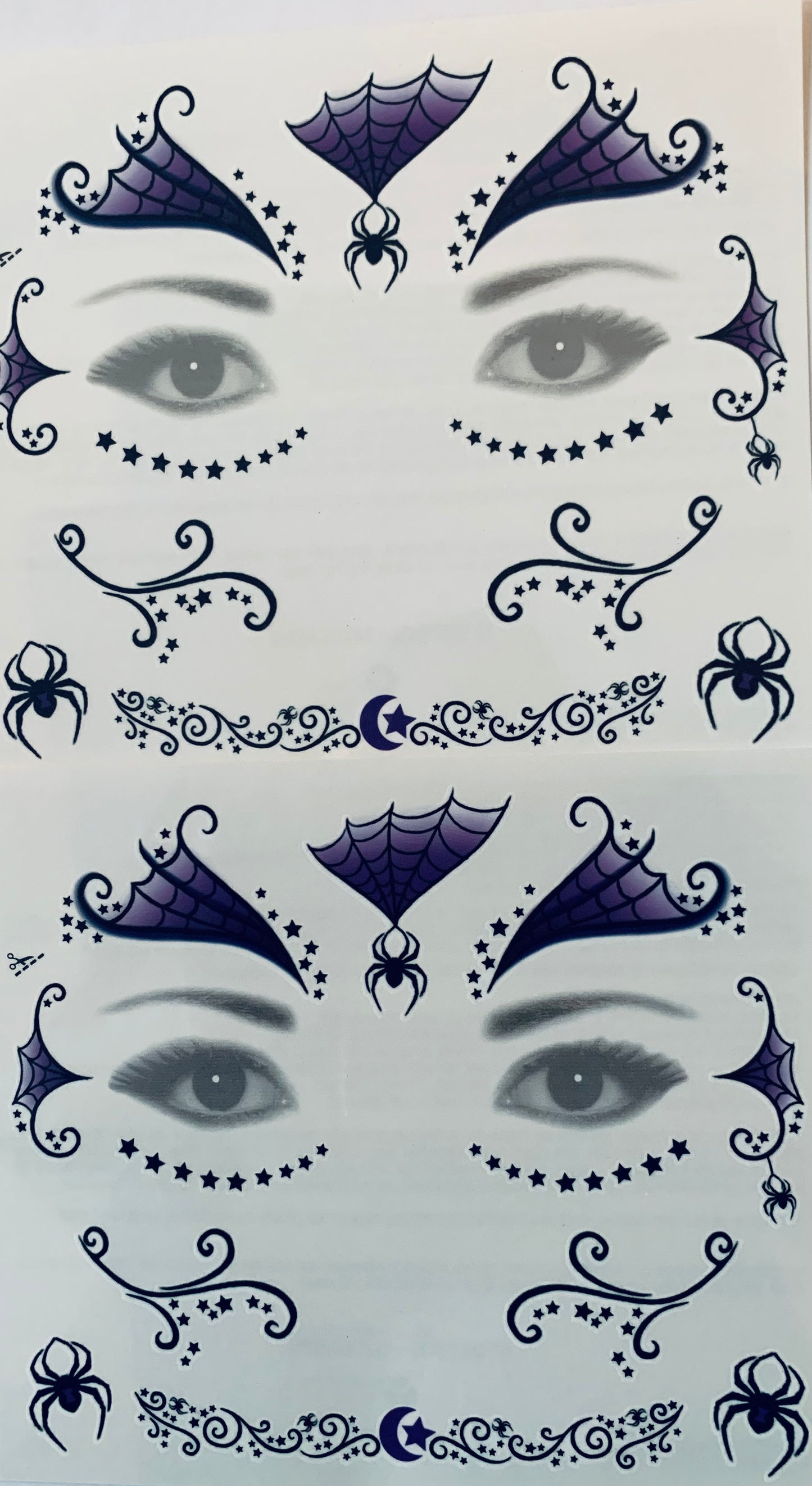 Gothic Girl Temporary Tattoos