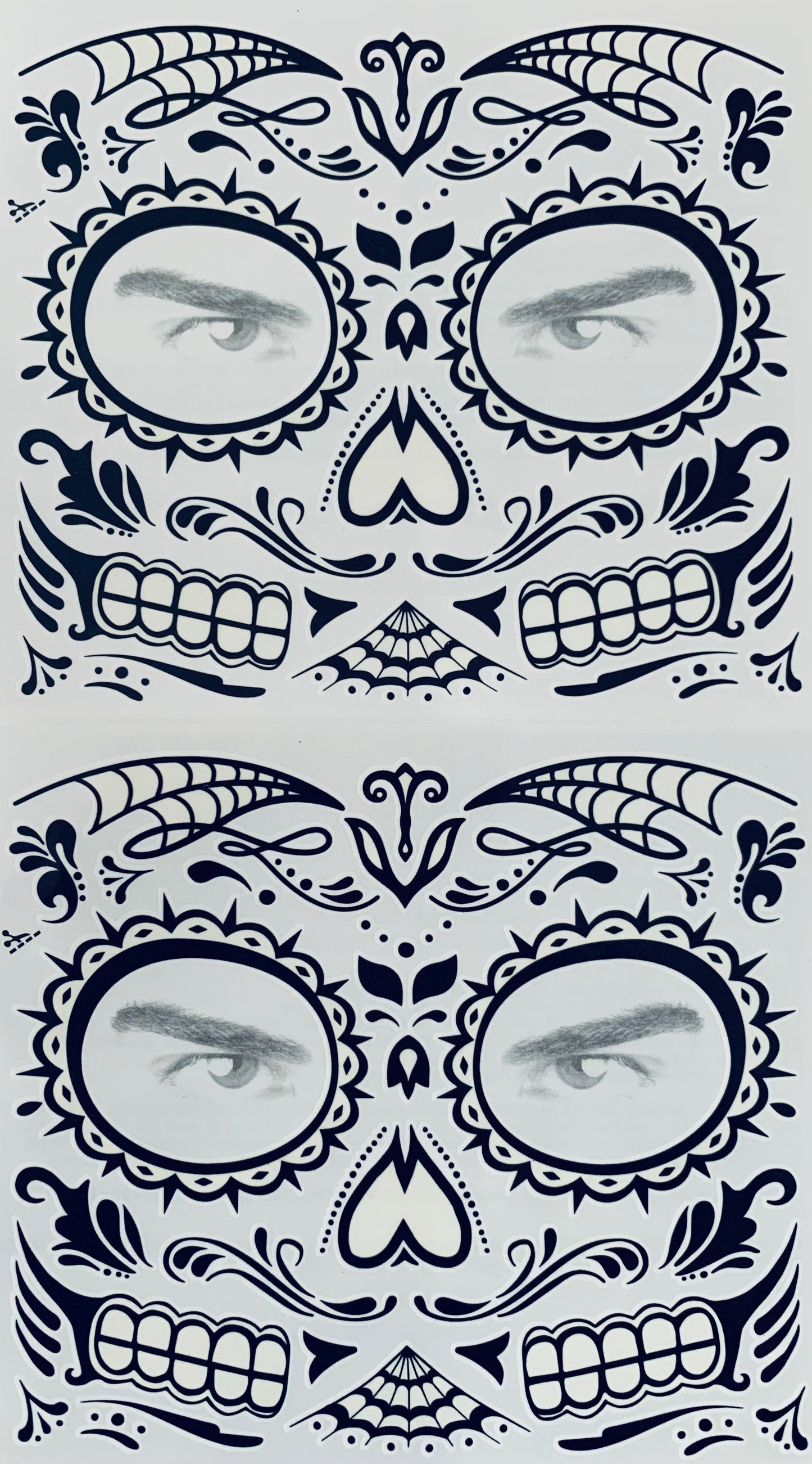 Day of the Dead Temporary Tattoos
