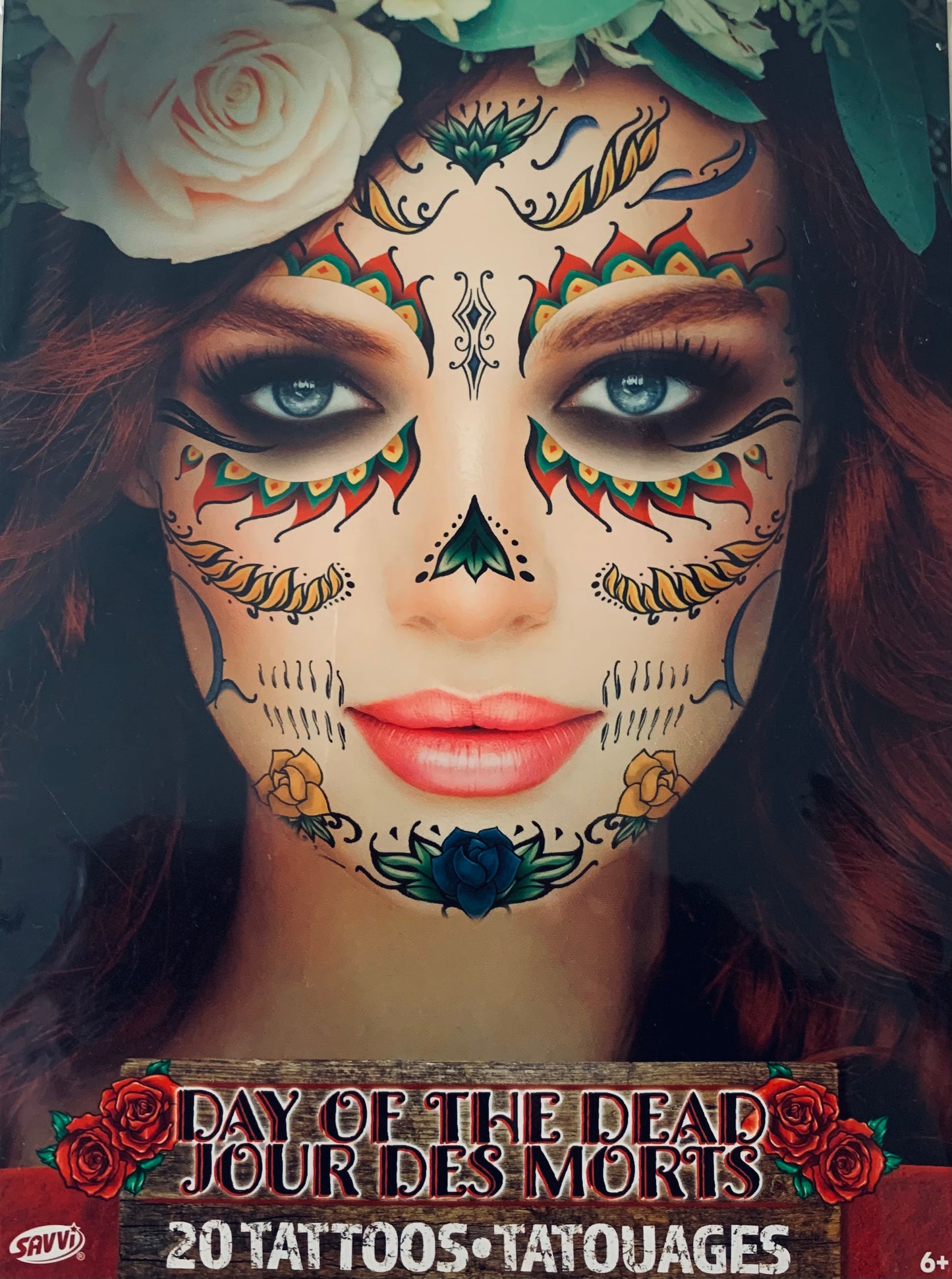 Day of the Dead Temporary Tattoos.