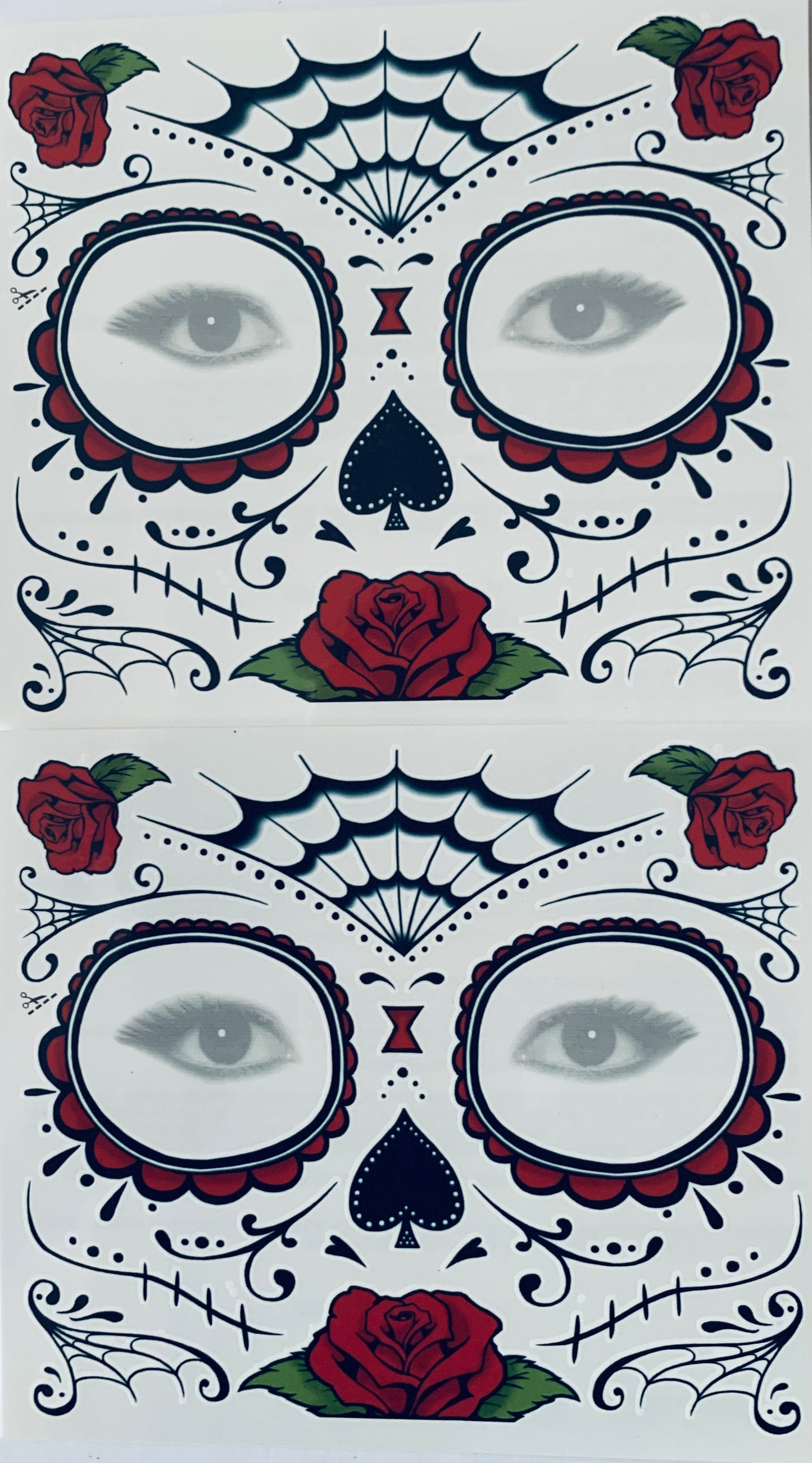 Day of the Dead Temporary Tattoos