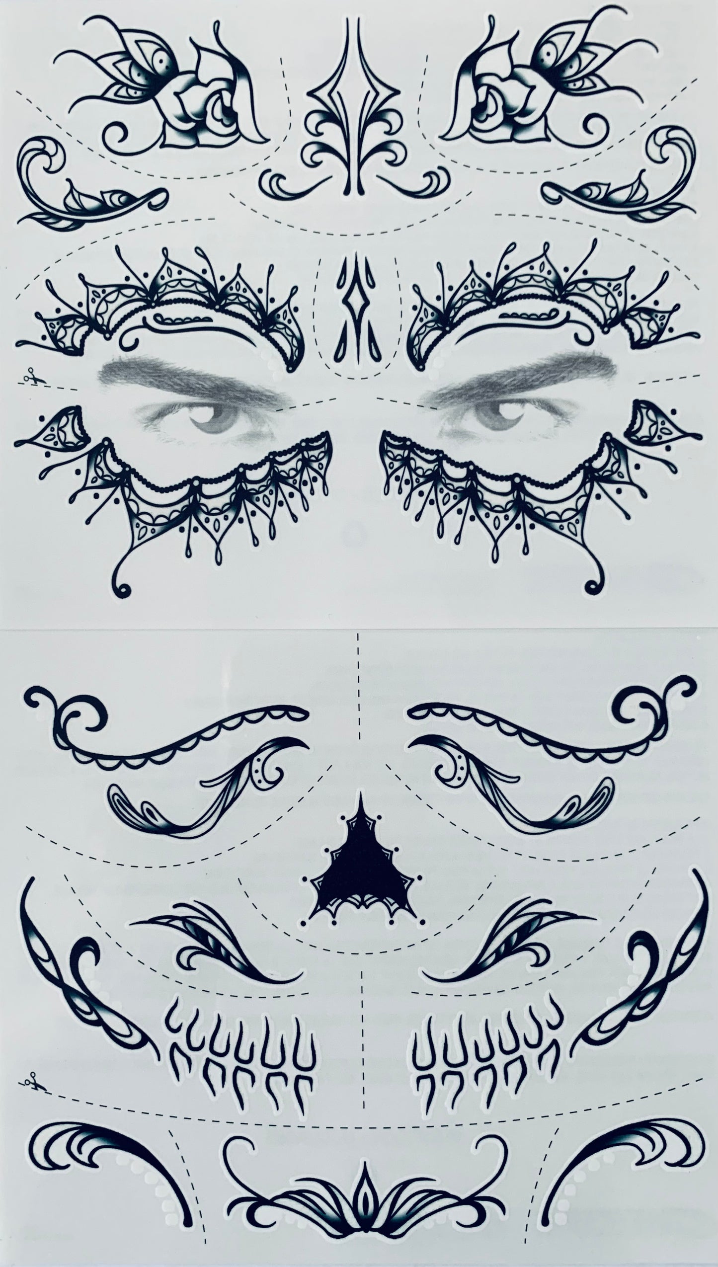 Day of the Dead Temporary Tattoos
