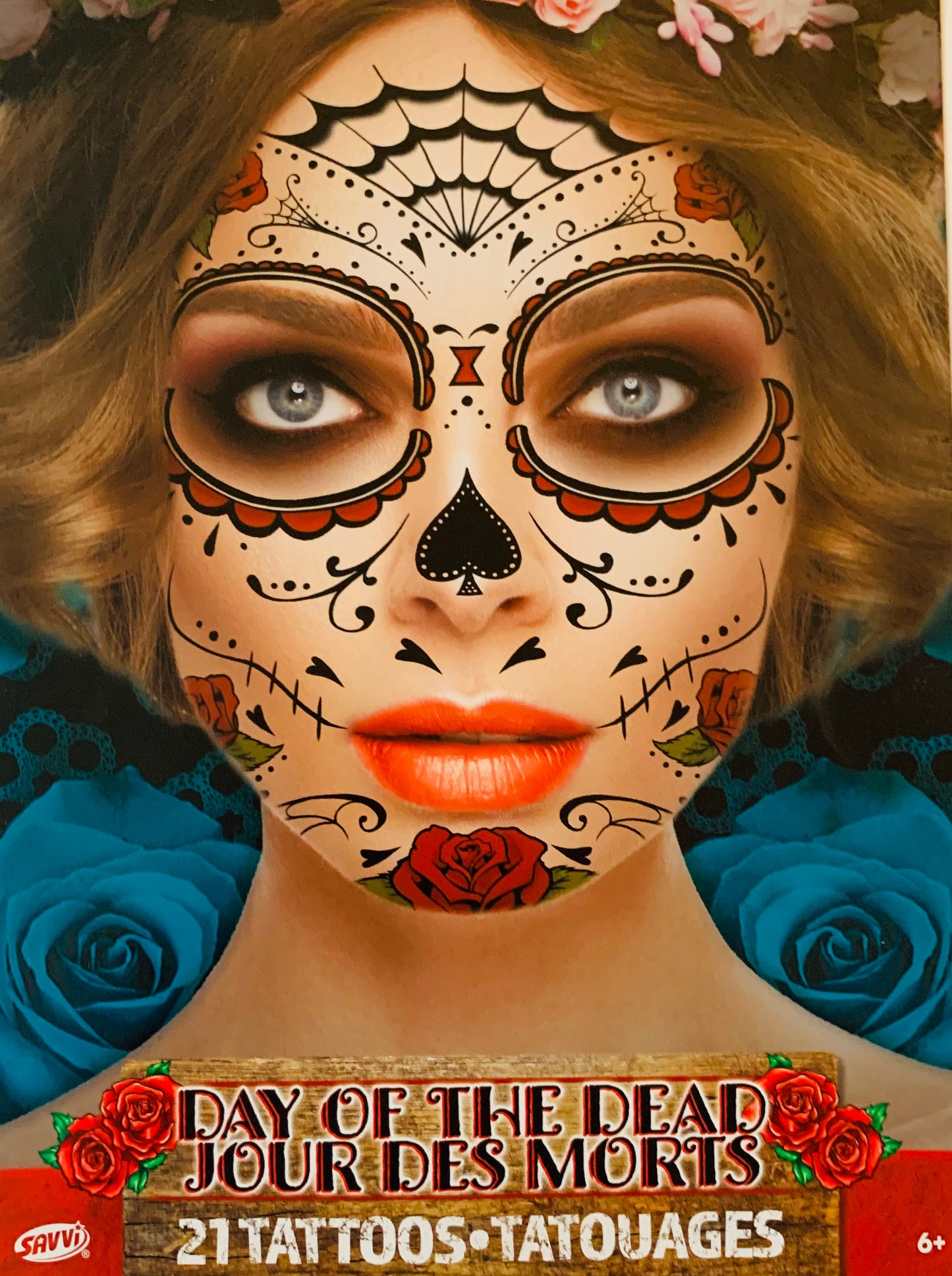 Day of the Dead Temporary Tattoos